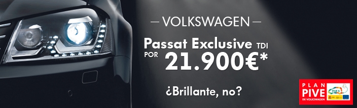 Nunca un Passat tuvo un equipamiento de serie tan EXCLUSIVO por solo 21.900€*.