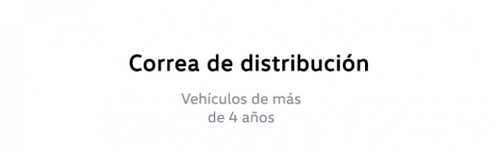 Correa de distribución Vehículos Comerciales  para Vehículos Comerciales de más de 4 años