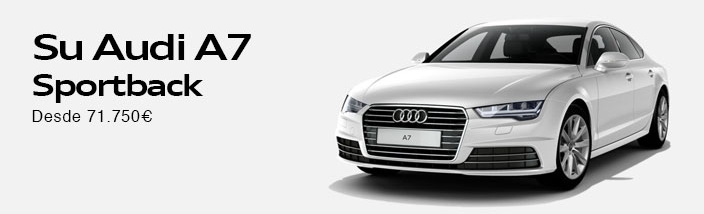 Audi A7 Sportback desde 72.560€