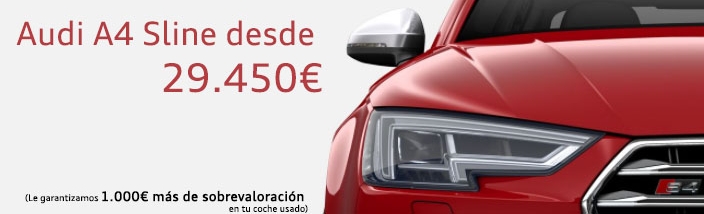 Audi A4 Sline desde 29.450 euros