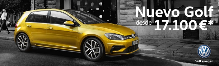 Desde 17.100€ obtén tu Volkswagen Golf