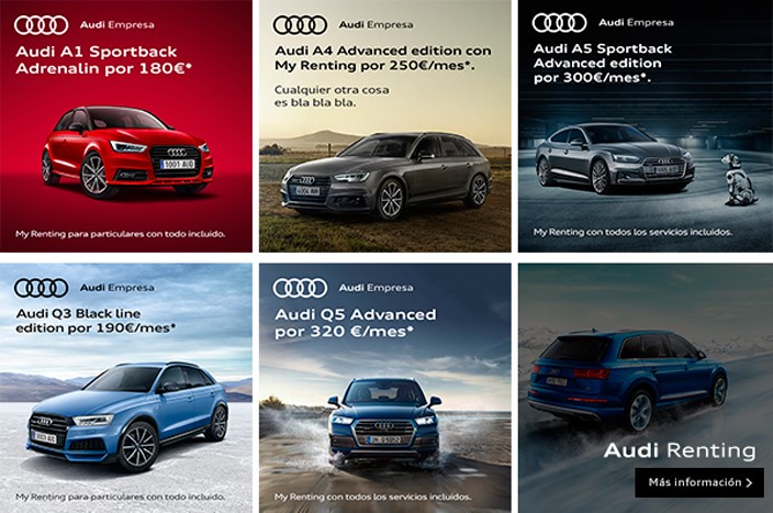 Ofertas renting Audi Valladolid