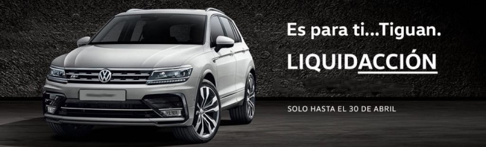 Valladolid Wagen liquida hasta el 30 de Abril 15 unidades del Tiguan con un descuento irrepetible