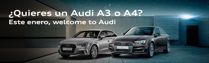 Promoción Audi A3 y Audi A4 enero 2019